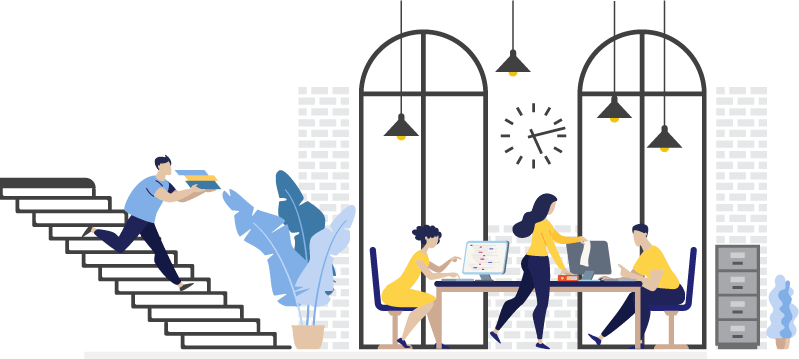 coworking vector